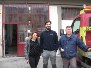 Lo staff della carrozzeria Romano e Giuliano